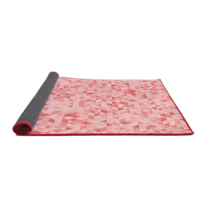 Thickness of Patterned Pink Rug, pat3804rd