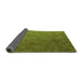 Thickness of Patterned Pistachio Green Rug, pat3806grn