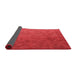 Thickness of Patterned Red Rug, pat3806rd