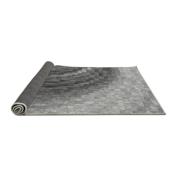 Thickness of Patterned Gray Rug, pat3808gry