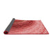 Thickness of Patterned Red Rug, pat3808rd