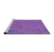 Sideview of Machine Washable Transitional Purple Rug, wshpat3811pur