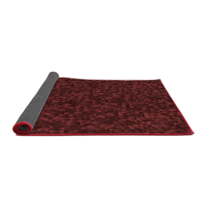 Thickness of Patterned Red Rug, pat3817rd