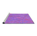 Sideview of Machine Washable Transitional Purple Rug, wshpat3819pur