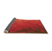 Thickness of Patterned Red Rug, pat3822org