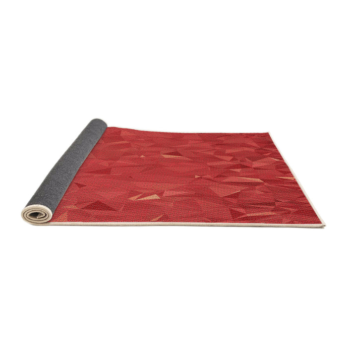Thickness of Patterned Red Rug, pat3823org