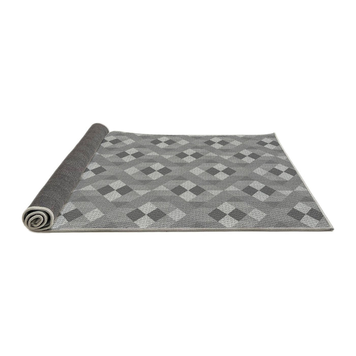 Thickness of Patterned Cloud Gray Rug, pat3825gry