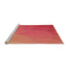 Sideview of Machine Washable Transitional Red Rug, wshpat3827org