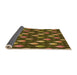 Thickness of Patterned Bakers Brown Rug, pat3828org