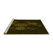 Sideview of Machine Washable Transitional Black Rug, wshpat383yw