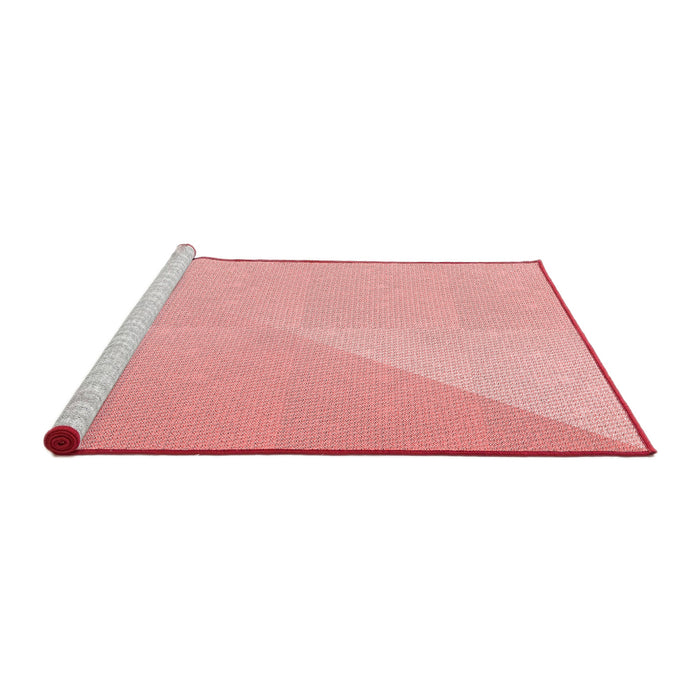 Sideview of Machine Washable Transitional Pink Rug, wshpat3831rd
