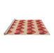 Sideview of Machine Washable Transitional Yellow Rug, wshpat3832org