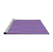 Sideview of Machine Washable Transitional Medium Purple Rug, wshpat3839pur