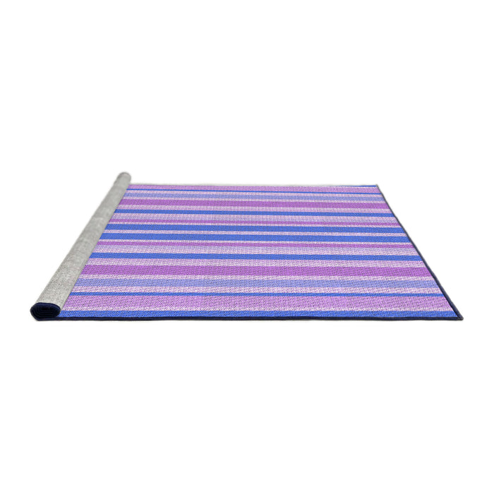 Sideview of Machine Washable Transitional Purple Rug, wshpat3840pur