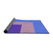 Thickness of Patterned Purple Mimosa Purple Rug, pat3842pur