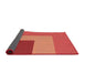 Thickness of Patterned Red Rug, pat3842rd