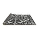 Thickness of Patterned Charcoal Black Rug, pat3844gry