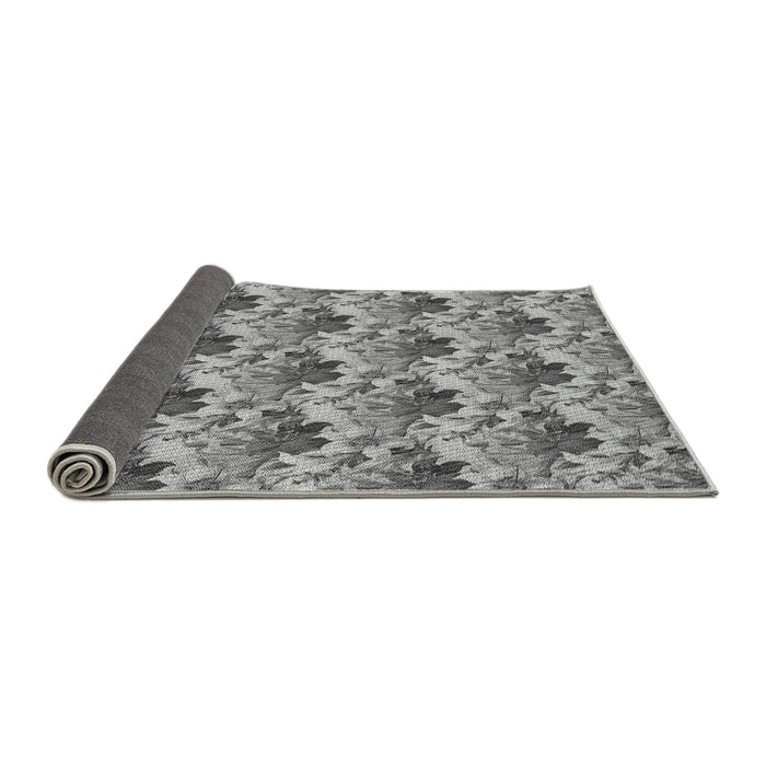 Thickness of Patterned Cloud Gray Rug, pat3848gry