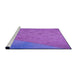 Sideview of Machine Washable Transitional Purple Rug, wshpat3853pur