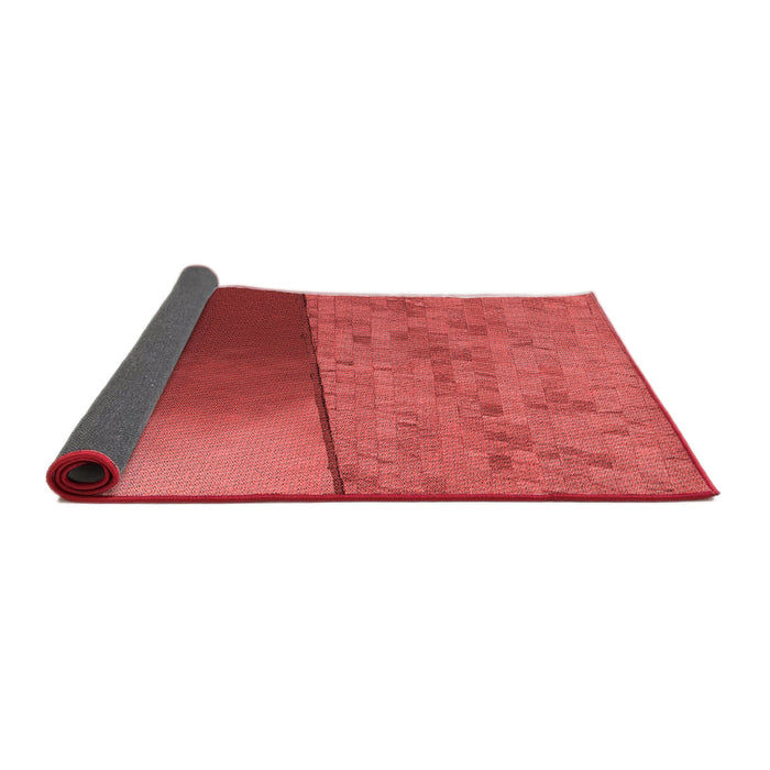 Thickness of Patterned Red Rug, pat3854rd