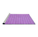 Sideview of Machine Washable Transitional Violet Purple Rug, wshpat3855pur