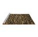 Sideview of Machine Washable Transitional Light Brown Rug, wshpat3857brn