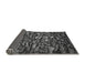 Thickness of Patterned Charcoal Black Rug, pat3857gry