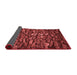 Thickness of Patterned Red Rug, pat3857rd