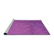 Sideview of Machine Washable Transitional Crimson Purple Rug, wshpat3858pur