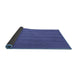 Thickness of Patterned Light Slate Blue Rug, pat3862blu