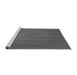 Sideview of Machine Washable Transitional Gray Rug, wshpat3862gry