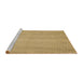 Sideview of Machine Washable Transitional Light Brown Rug, wshpat3864brn