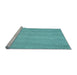 Sideview of Machine Washable Transitional Light Sea Green Rug, wshpat3864lblu