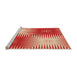 Sideview of Machine Washable Transitional Red Rug, wshpat3868org