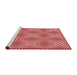 Sideview of Machine Washable Transitional Light Coral Pink Rug, wshpat3869rd