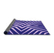 Thickness of Patterned Bright Lilac Purple Rug, pat3870pur