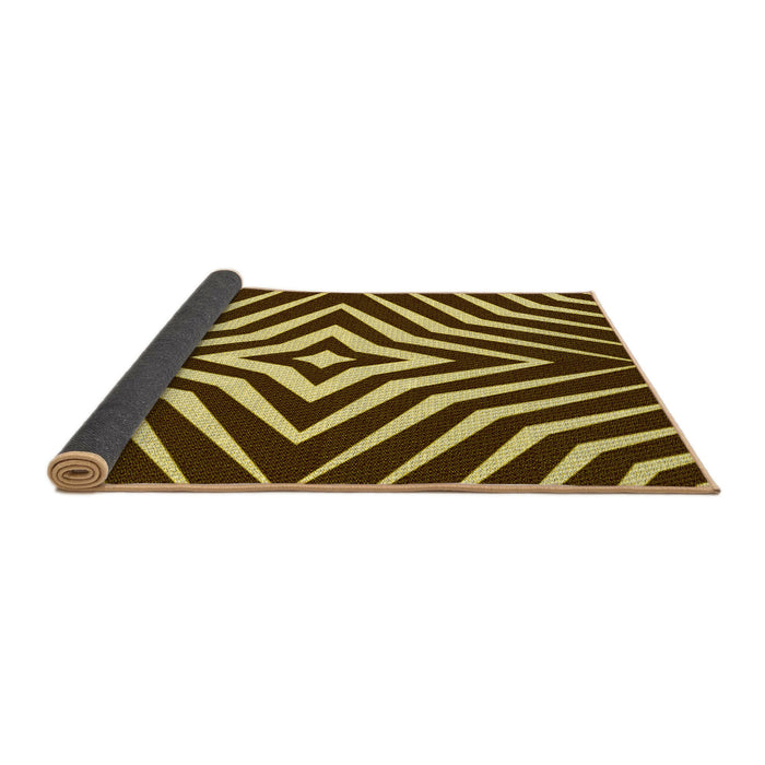 Thickness of Patterned Red Rug, pat3870yw