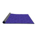 Thickness of Patterned Purple Rug, pat3873pur