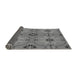 Thickness of Patterned Carbon Gray Rug, pat3874gry