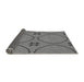 Thickness of Patterned Ash Gray Rug, pat3881gry