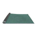 Thickness of Patterned Seafoam Green Rug, pat3889lblu