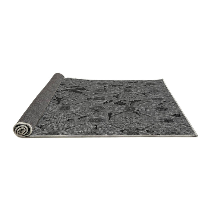 Thickness of Patterned Gray Rug, pat3892gry