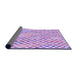 Thickness of Patterned Purple Rug, pat3896pur