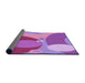 Thickness of Patterned Violet Purple Rug, pat3899pur