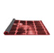 Thickness of Patterned Red Rug, pat390rd