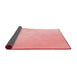 Thickness of Patterned Red Rug, pat3901rd