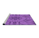 Sideview of Machine Washable Transitional Purple Rug, wshpat3906pur