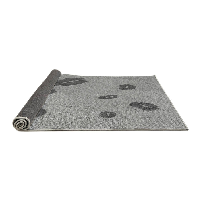 Thickness of Patterned Cloud Gray Rug, pat3907gry