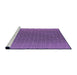 Sideview of Machine Washable Transitional Violet Purple Rug, wshpat3908pur