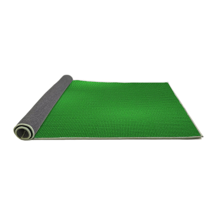 Thickness of Patterned Green Rug, pat3909grn